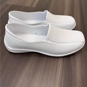 Classic White Slip-On Shoes